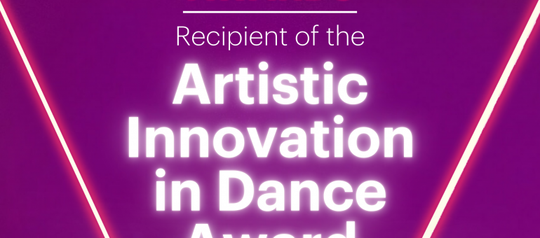 Dam Van Huynh receives Artistic Innovation in Dance Award